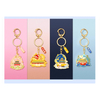 Soft Enamel Forbidden City Building Keychain Keychain Couple Schoolbag Pendant Museum Cultural Souvenir