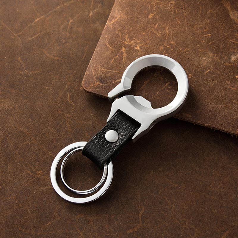 Customized Leather And Metal Bottle Opener Keychains, Metal Key Accessories, Pendants, Pendants, Personalized Keychains with Customized Logos, Keychains