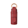 PVC Round Barrel Red Envelope Fashion Female Keychain Pendant Double Leather Accessories Mini Makeup Storage Bag Small Gift