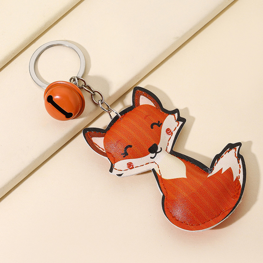 Customized PU Leather Keychain, Exquisite Keychain, Animal Shape Keychain, Fashionable Bag Pendant, Car Keychain, Printable LOGO Cartoon Keychain, Cute Pendant Key, Textured Keychain, Bag Pendant, Sma