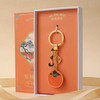 Persimmon Ruyi National Trend National Cultural And Creative Gift Metal Ancient Style Keychain Gift Box Girlfriend Business Gift for Friends