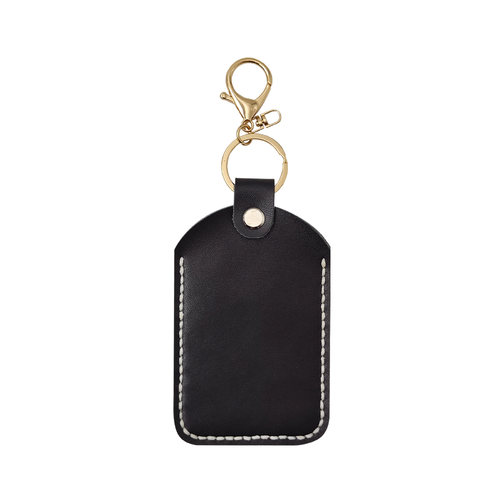 Access Card Holder Rectangular IC Access Card Keychain Community Access Card Protective Cover Square Elevator Leather Card Holder