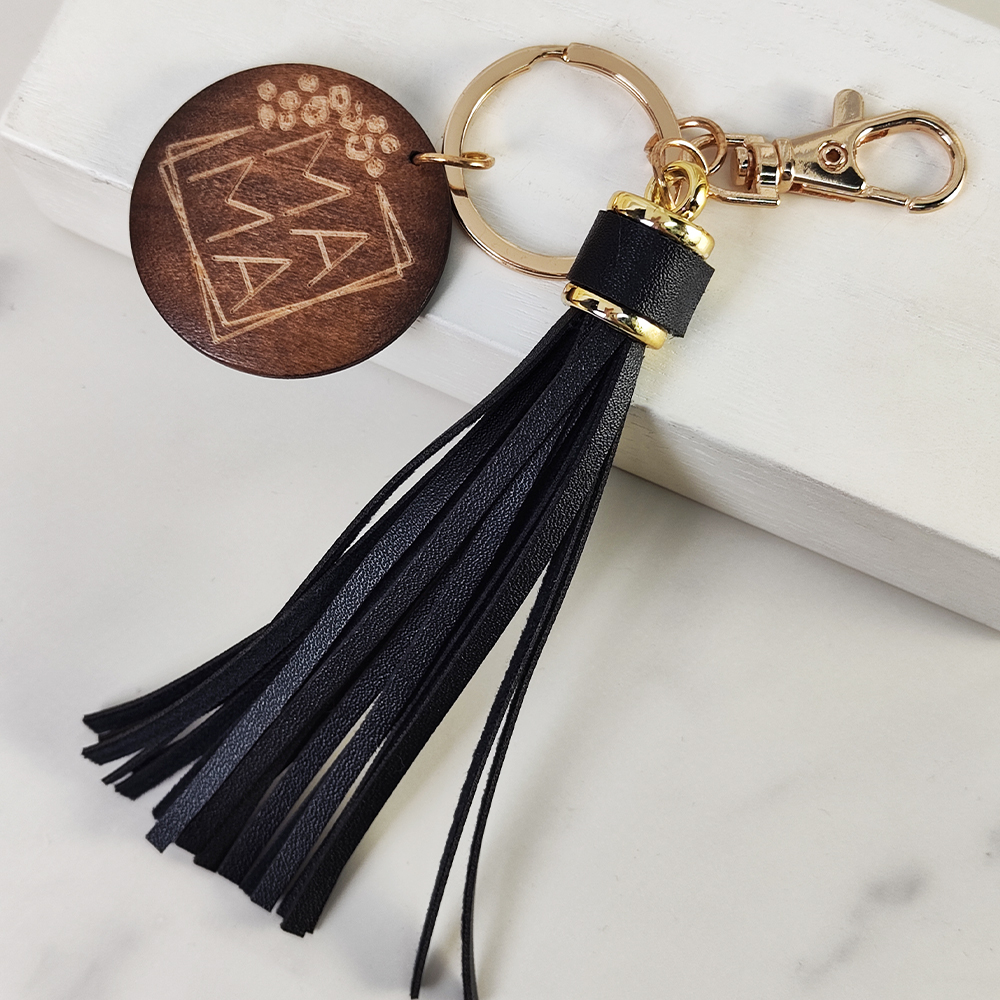 PU pendant keychain versatile colorful tassel tassel keychain pendant colorful tassel pendant