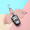 Batman Keychain Pendant PU Leather Car Key Protection Cover Home Anti Loss Waist Hanging Key Bag