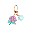 Little Fresh Sunflower Flower Alloy Keychain Couple's Book Bag Pendant Graduation Travel Commemorative Handheld Gift