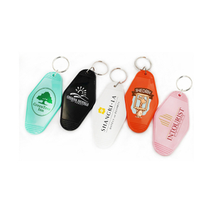 UV Printing Existing Design Color Hotel Brand Key Chain Foreign Trade Hotel Hotel Diamond KeyChain