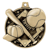 Metal 3D Baseball Club Activity Competition Medal Commemorative Medal Gold Silver Bronze Medal Honor Medal