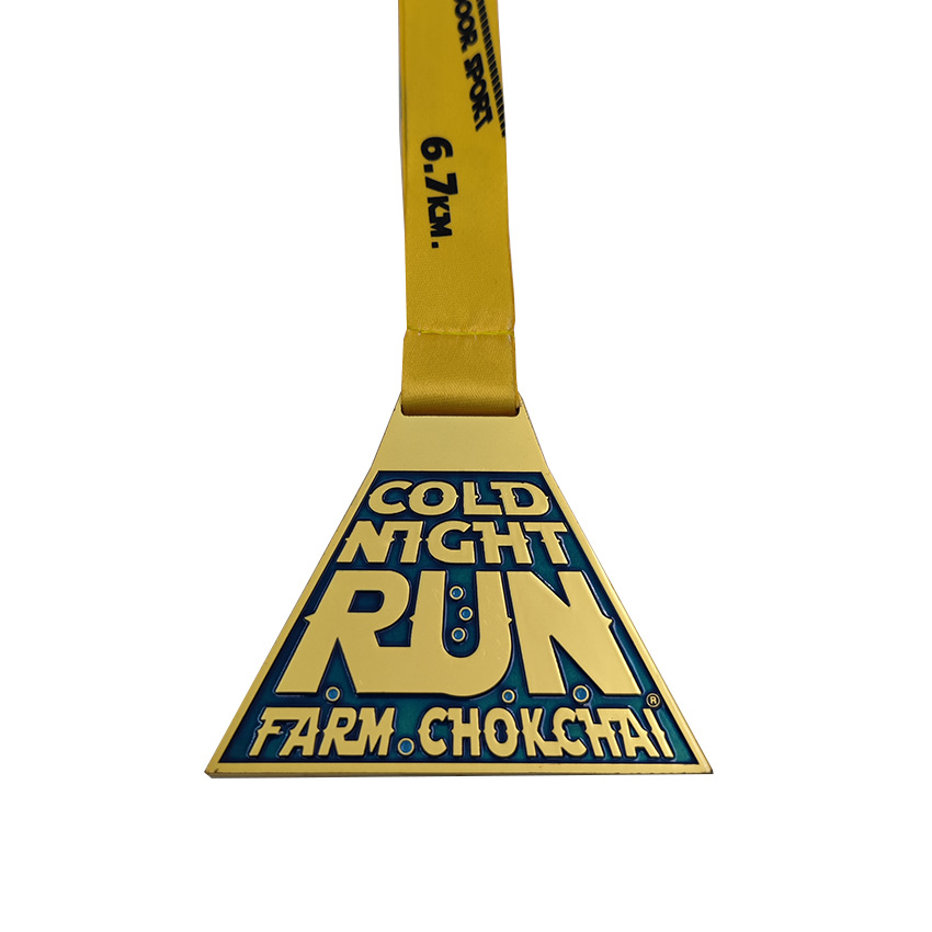 Metal Marathon Medal Trophy Production Paint Commemorative Running Medal Sports Competition Metal Honor Medal