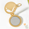 Mirror Keychain Creative Gift School Bag Pendant Couple Souvenir Birthday Gift Soft Enamel