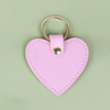 Customized Leather Keychain Bag Pendant Car Keychain PU Pendant Cultural Creative Pendant Can Be Customized Fashionable Heart-shaped Leather Keychain Keychain Manufacturer Printing Logo Peripheral Cul