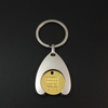 Token Holder KeychainSource Manufacturer Token Holder Metal Key Chain Alloy Car Key Chain Custom Wholesale Spot Supply 