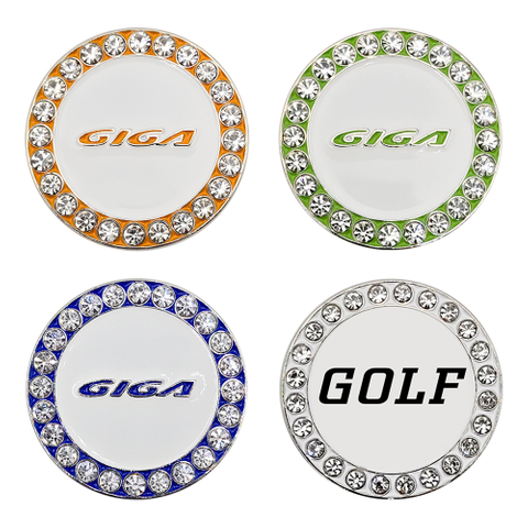 Customized Golf Marker Ball Mark Metal Ball Coin Strong Magnet Ball Position Mark Paste Ball Coin 32mm