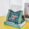 Cartoon Anime Colored Tissue Box Bathroom Cartoon Paper Box Storage Box Car Creative Tissue Box