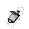 Car key chain pendant personalized leather case photo frame key chain can add LOGO heat transfer pendant