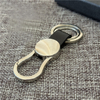 Metal Car Leather Keychain Fashion Business Men's Advertising Logo Exquisite Keychain