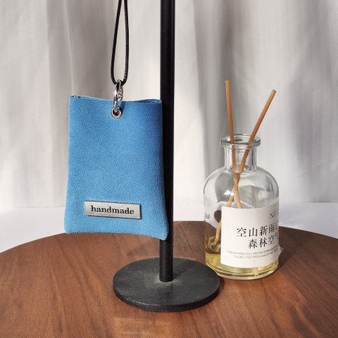 Suede leather incense hanging sachet car perfume light fragrance pendant home bedroom aromatherapy gift