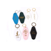 UV Printing Existing Design Color Hotel Brand Key Chain Foreign Trade Hotel Hotel Diamond KeyChain