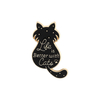 Cats only see fish Cute and funny cat combination badge Fashion small animal brooch jewelry