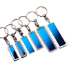 Car license plate keychain laser engraving phone number tourism graduation gift mini anti lost metal keychain