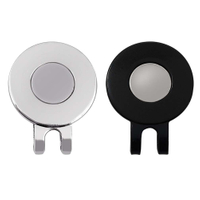 25mm Blank Golf Strong Magnetic Golf Ball Marker Hat Clip Bigger Magnet Silver Wholesale Accessories Custom Hat Clips