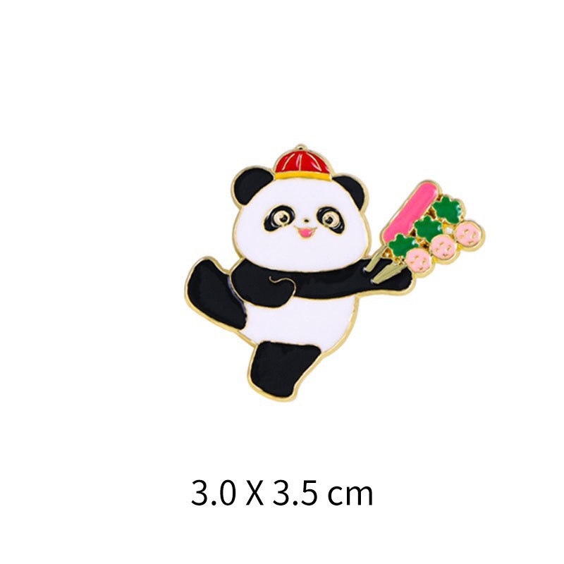 Sichuan Chengdu Chongqing tourist souvenirs creative hot pot cute trendy giant panda refrigerator magnet magnetic stickers