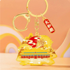 Soft Enamel Forbidden City Building Keychain Keychain Couple Schoolbag Pendant Museum Cultural Souvenir