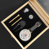 18cm New Golf Accessories Gift Box Set Tag Ball Fork Ball Nail Cap Clip Mark Wooden Box Paper Box Current Mold