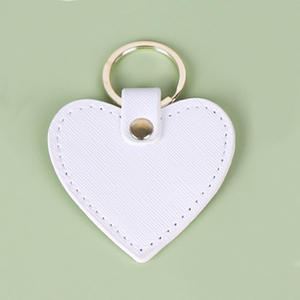 Customized Leather Keychain Bag Pendant Car Keychain PU Pendant Cultural Creative Pendant Can Be Customized Fashionable Heart-shaped Leather Keychain Keychain Manufacturer Printing Logo Peripheral Cul