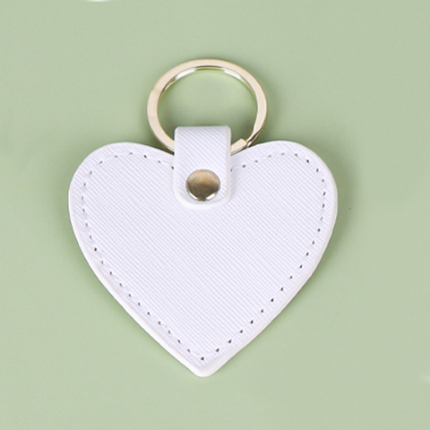 Customized Leather Keychain Bag Pendant Car Keychain PU Pendant Cultural Creative Pendant Can Be Customized Fashionable Heart-shaped Leather Keychain Keychain Manufacturer Printing Logo Peripheral Cul