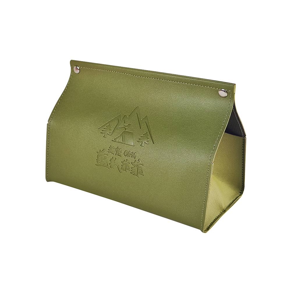 Olive Green Logo Tissue Box Toilet Cartoon Tissue Box Storage Box Car Creative Tissue Box