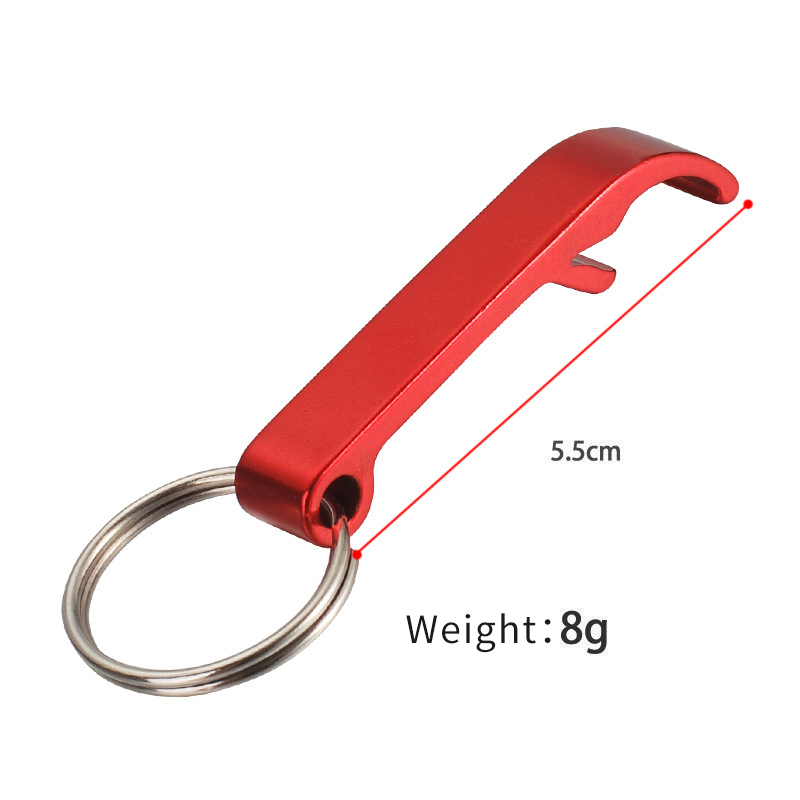 Factory direct beer bottle opener practical multifunctional keychain