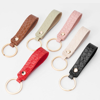 Pu Leather Keychain Metal Bottle Opener Multifunctional Alloy New Style Car Keychain Key Ring Custom