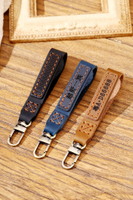 Source Factory Keychain Pure Handmade First Layer of Cowhide Made of Genuine Leather Number Plate Engraved Personalized Keychain