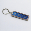 Car license plate keychain laser engraving phone number tourism graduation gift mini anti lost metal keychain