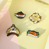 Creative cartoon brooch cute turkey shape badge festive atmosphere pin men and women clothing accessories wholesale