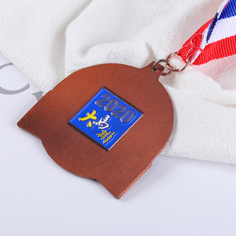 Metal swimming medal volleyball competition medal sports marathon running hanging plaque commemorative gold medal