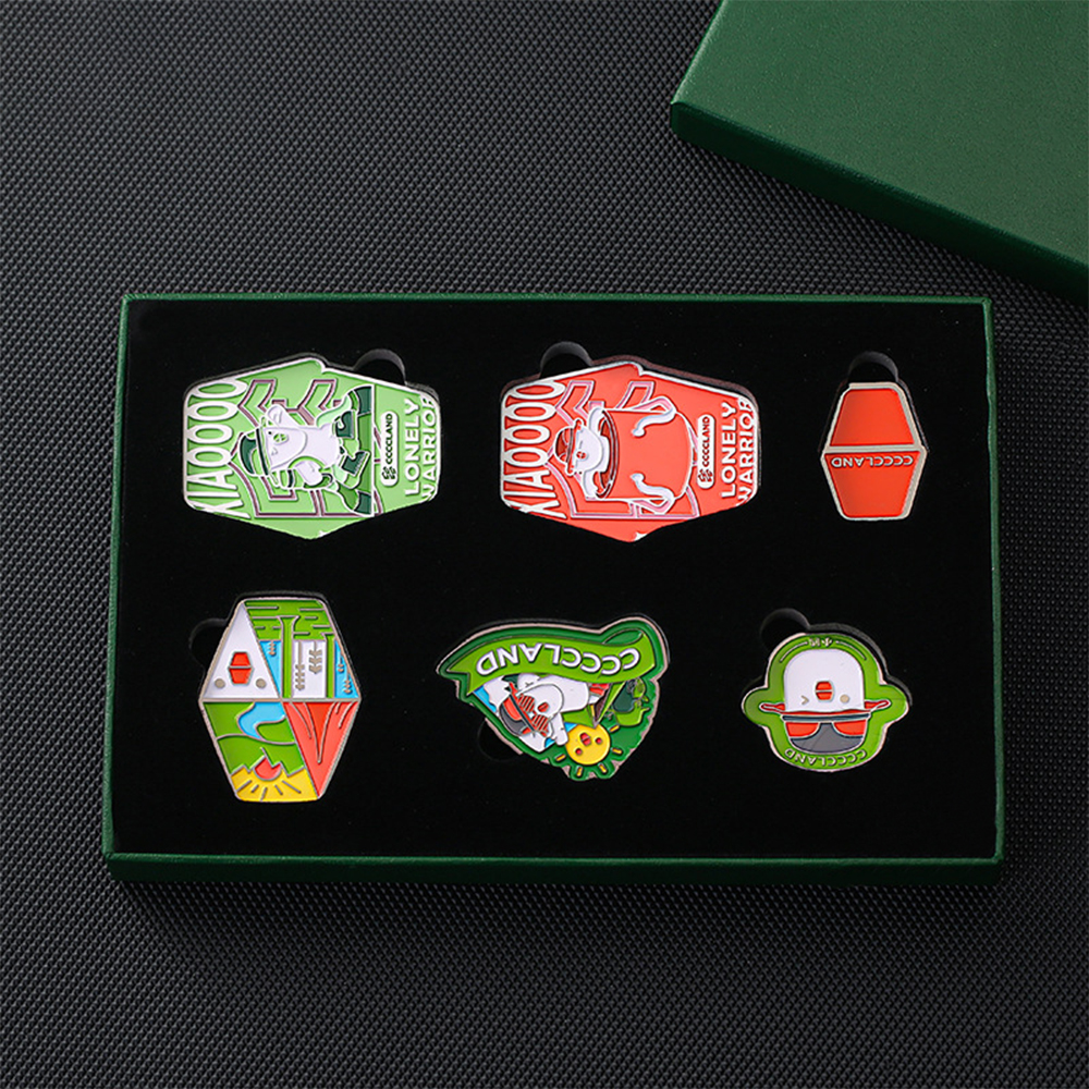 Metal set refrigerator magnet Alloy convex paint refrigerator magnet decoration City travel refrigerator magnet souvenir