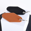 Wholesale PU Leather Luggage Pendant Keychain Diamond Key Tag Hanging Tag Label Can Print LOGO