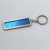 Car license plate keychain laser engraving phone number tourism graduation gift mini anti lost metal keychain