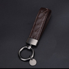 Genuine Leather Car Key Ring Braided Key Chain Men And Women Couple Pendant Cowhide Creative Lettering Key Chain