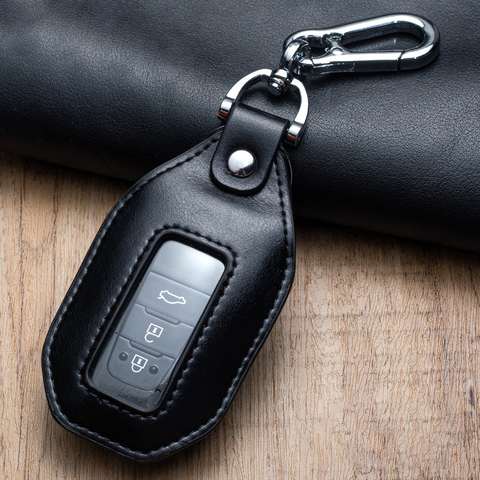 Thickened braided rope keychain high-grade metal men and women handmade DIY leather car keychain keychain pendant