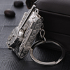 Creative Men's Car Pendant Personality Tank World T34 Model Keychain Father's Day Small Gift Buckle