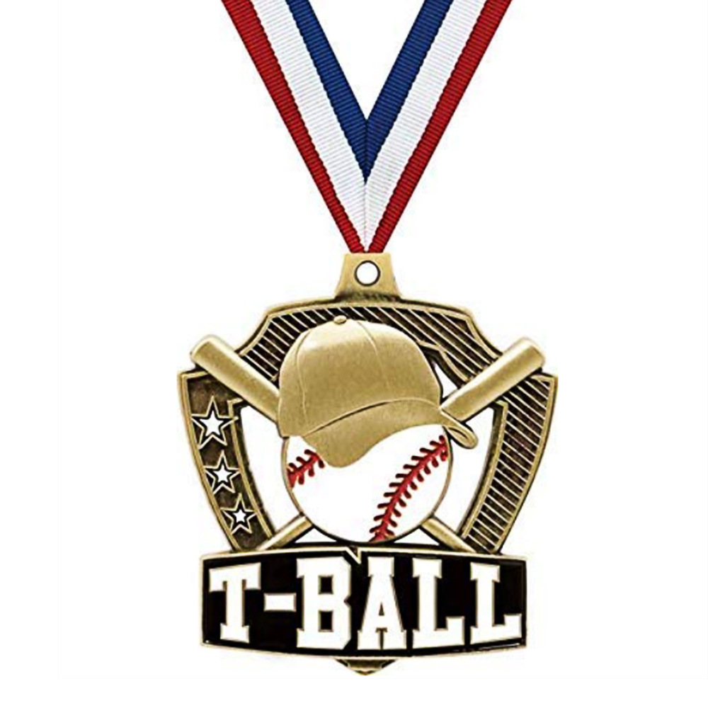 Metal 3D Baseball Club Activity Competition Medal Commemorative Medal Gold Silver Bronze Medal Honor Medal