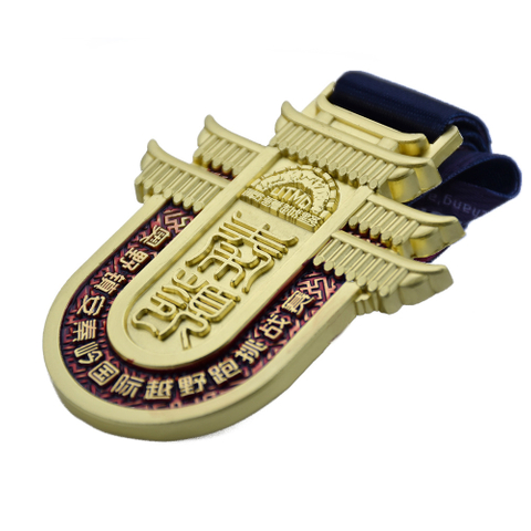 Customized metal medal Forbidden City national style cultural architecture characteristics marathon running sports champion medal