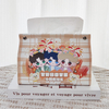 TFBOYS 10th Anniversary Tissue Box Toilet Cartoon Tissue Box Storage Box Car Creative Tissue Box